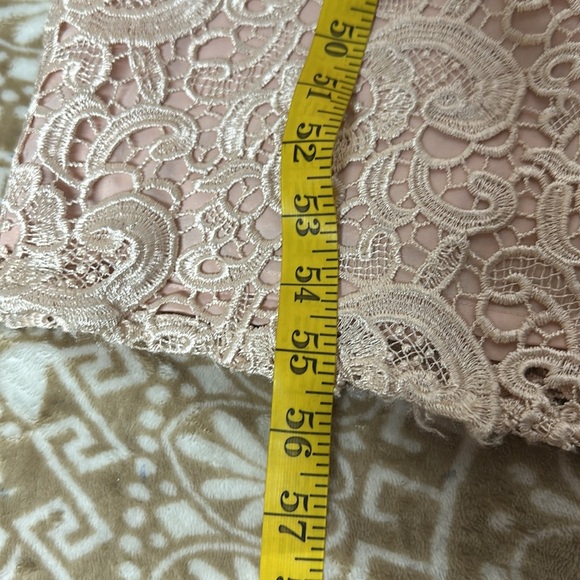 Elegant Lace Strapless Prom Dress - Picture 12 of 13